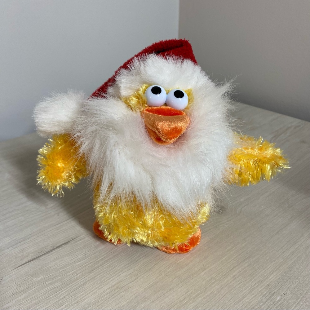 Vintage Dan Dee Animated Singing Dancing Christmas Chicken - !!Doesn't Dance!!